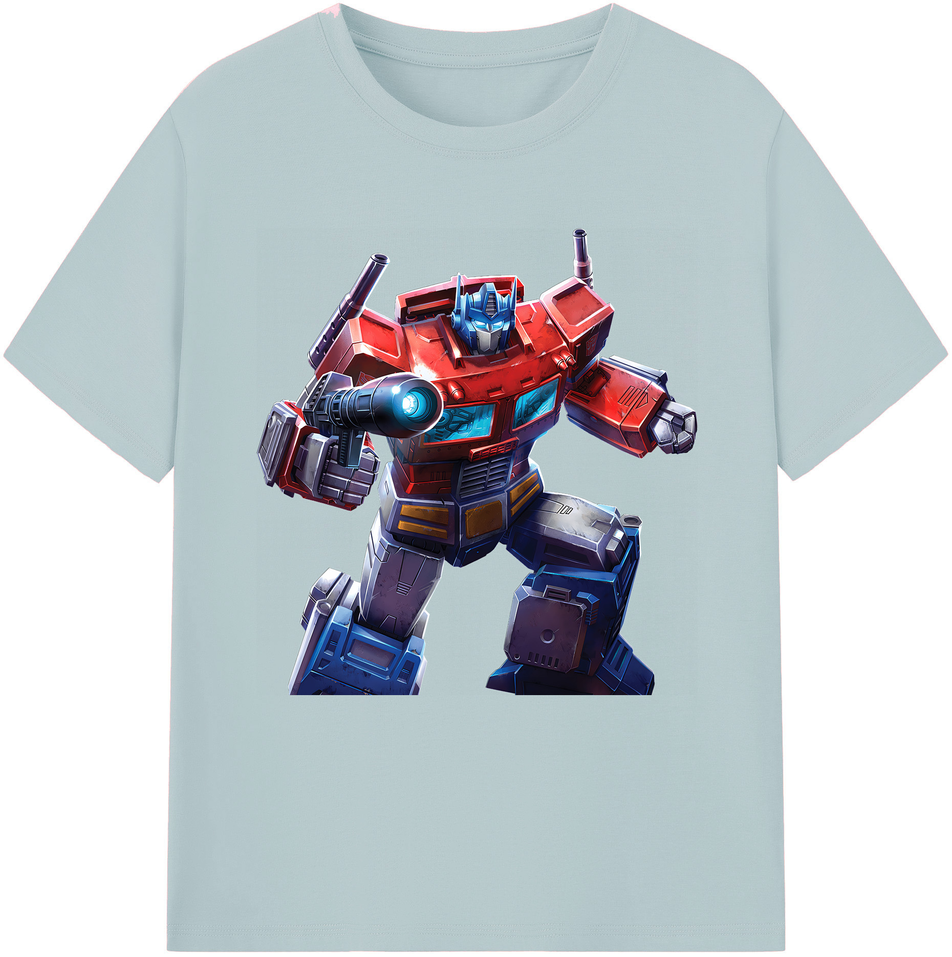 （画像用） Transformers トランスフォーマー 綿100％半袖Tシャツ（フロントプリント）